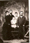 Karoline und Ed. Braun, Felix und Onkel Siegfried, Nanni